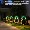 SunKite Pineapple Solar Garden Lights Solar Decorative Stake Lights Outdoor