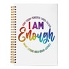 VNWEK Inspirational Notebook,I am Enough Journal,Affirmation Journal,Inspirational Quotes Spiral Notebook