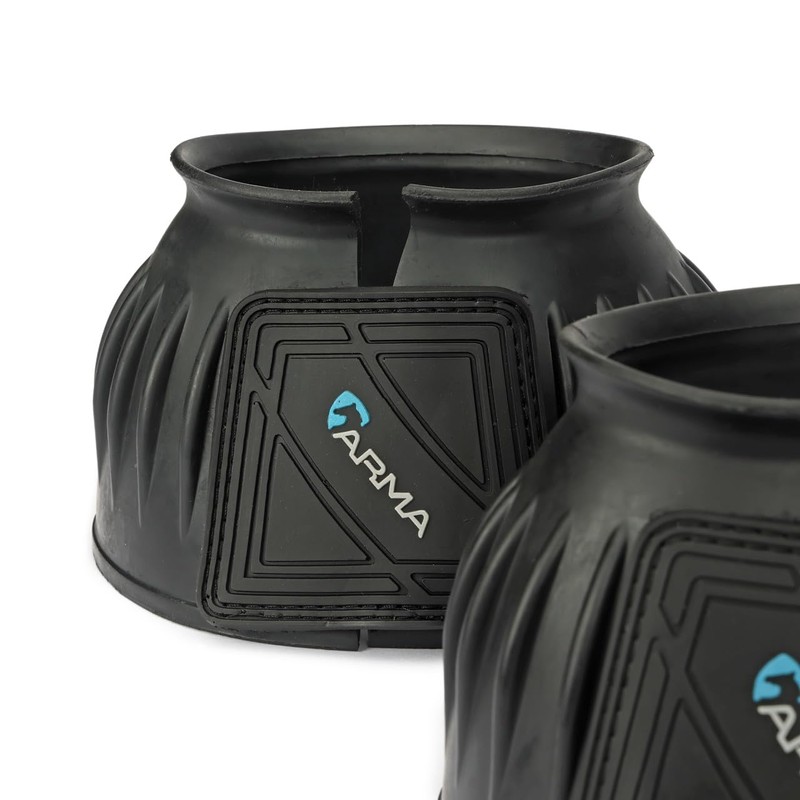 Shires Touch and Close Over Reach Boots - 134V, Black,