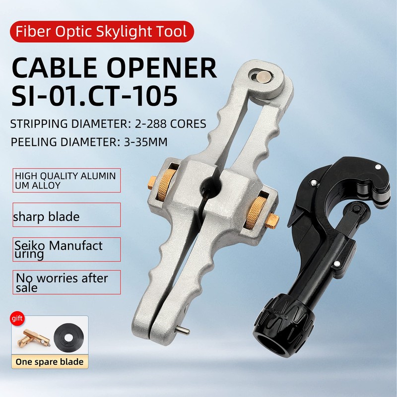Optical fiber transverse and longitudinal cable cutter CT-105/SI-01 Optical fiber