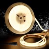 Pandery led Strip Lights Waterproof,DC24V Strip Lights IP65,3000K Warm White,320LEDs/M,8MM
