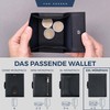 VON HEESEN Credit Card Holder Credit Card Holder, Black Saffiano,