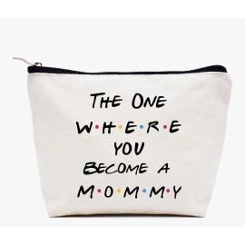 LIBIHUA First Time Mom Gift Makeup Bag Cosmetic Bag Congratulation