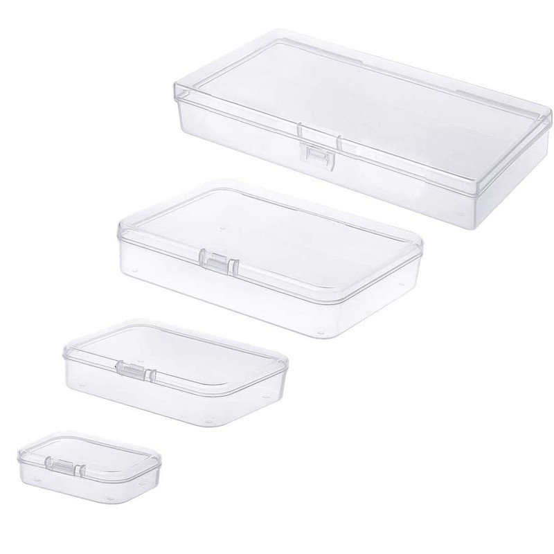 Gebildet 8 Pieces Mixed Sizes Rectangular Empty Mini Storage Box