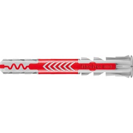 fischer DuoPower 10 x 80, powerful universal plug with intelligent 2-component technology for fastenings in concrete, bricks, stone, etc., 25 plugs without screws