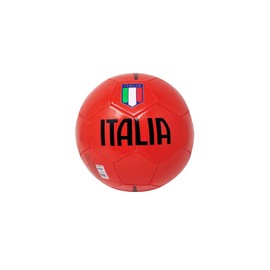 Italy Football for Training or Match Red Shield Tricolour Size 5