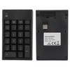 Number Pad 2.4GHz Wireless 22 Keys Delay Free Portable Black