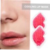 Baluue 12pcs Comfortable Lip Mask Ice Patch Cold Compress Lip