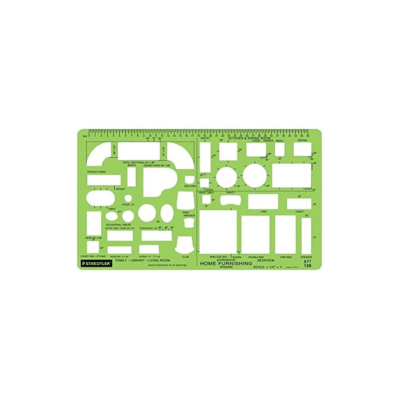 Staedtler Technical Drawing Template (977 129 02)
