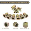 Wkmamo Pack of 150 Carbon Steel Rivet Nuts, M3 M4