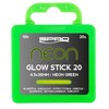 Spro Neon Glow Stick Green Pack of 20 Glow Sticks
