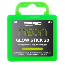 Spro Neon Glow Stick Green Pack of 20 Glow Sticks in a Box