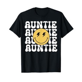 Auntie One Happy Dude Birthday Theme Family Matching T-Shirt