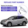 TAYATUO Front Left Driver Side Exterior Chrome Door Handle Compatible