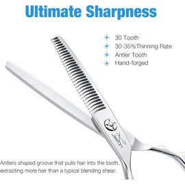 JASON 6 Inch Left Hand Hair Thinning Scissors