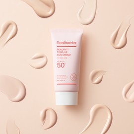 Real Barrier Peach Fit Tone-Up Sun Cream SPF 50+ PA++++ 50ml, 2 units / 리얼베리어 피치 핏 톤업 선크림 SPF 50+ PA++++ 50ml, 2개