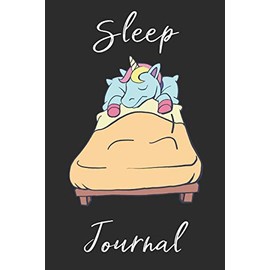 Unicorn Sleep Journal: 6x9 120 page lined pages to track thoughts, dreams and insomnia. Track thoughts when falling asleep and thoughts and dreams ... a short line at the top to record the date.