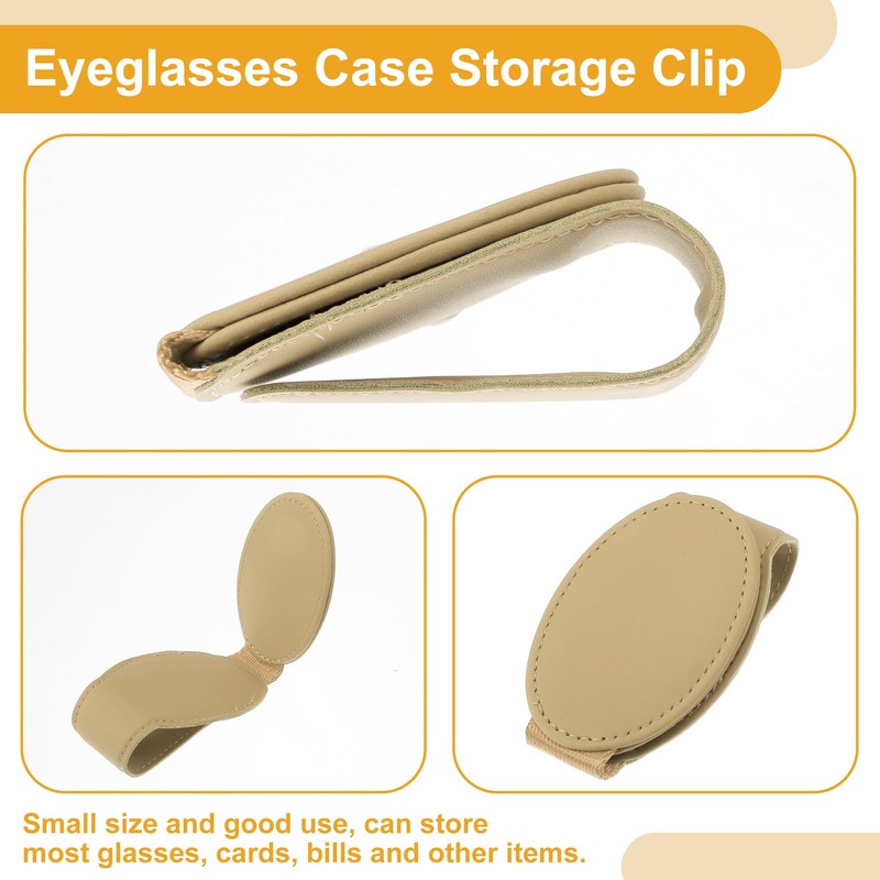 HEROFFIX Car Sunglasses Clip Magnetic Universal Sun Visor Eyeglasses Holder