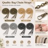 8Pcs Handbag Chain Strap 120cm, Shoulder/Handbag Chain, Bag Chain for