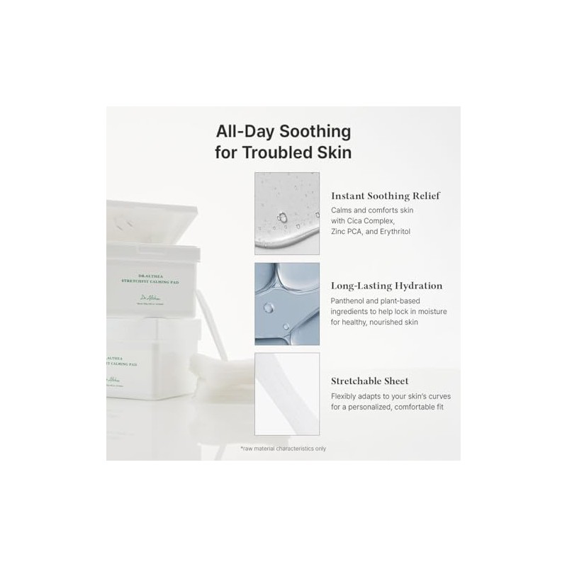 Dr.Althea Stretchfit Calming Pad 50 PCS