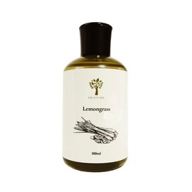 PRISTINE Citrusy Lemongrass Scented Essential Oil/Reed Diffuser Oil Refill with 5 Free Cotton Reed Sticks Fragrance for Office, Bedroom,Living Room, or Bathroom, Oil Diffuser Refill, Home Decor, 6 oz