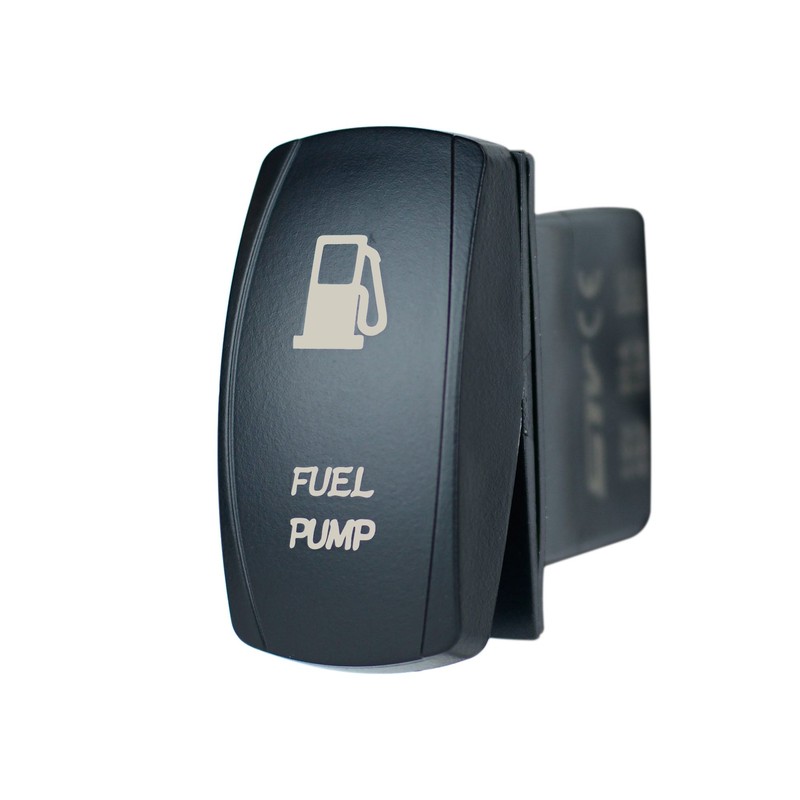 Laser Backlit Orange Rocker Switch Fuel Pump 20A 12V On/Off