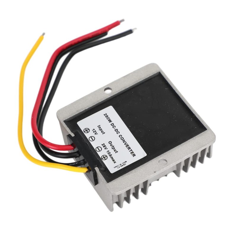 Areyourshop DC-DC Converter 10 A 12 V Step Up to