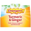 Emergen-C Citrus-Ginger Fizzy Drink Mix, Turmeric and Ginger, Immune Support,