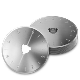 AGPtek 28 mm Rotary Cutter Blades Set (12 Pieces), Rotary Replacement Blades for Quilting, Scrapbooking, Sewing Crafts, Suitable for Fiskars, Olfa, Truecut, Martelli & More