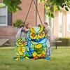 SHIDXIB 1Pcs Creative Window Hanging Decorative Owl Decor Window Hangings