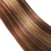 GLSMOSNW Ombre Bundles P4/27 Highlight Straight Human Hair Bundles Highlight