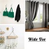 2PCS Curtain Tie Backs Hooks, Metal Curtain Holdbacks, Window Curtain