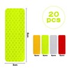 Jagowa 20 Pcs Reflective Sticker Safety Waterproof Reflectors Night Warning