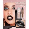 Lippenstift mit Pailletten, Metallic-Lippenstift, matt, langanhaltend, hochpigmentiert, schimmernd, wasserfest, Lippenbalsam,