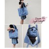 Hoxis Light Weight Soft Denim Tote Unisex Shopper Shoulder Handbag,