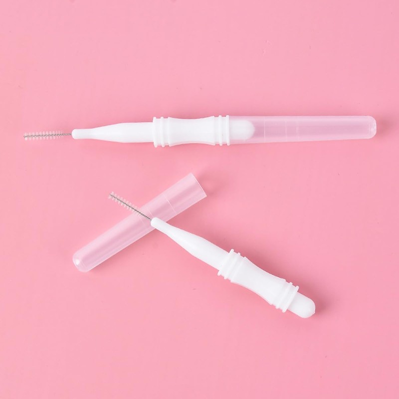 30Pcs Micro Eyebrow Brush Eyelash Extension Applicators Lash Eyebrow Brush