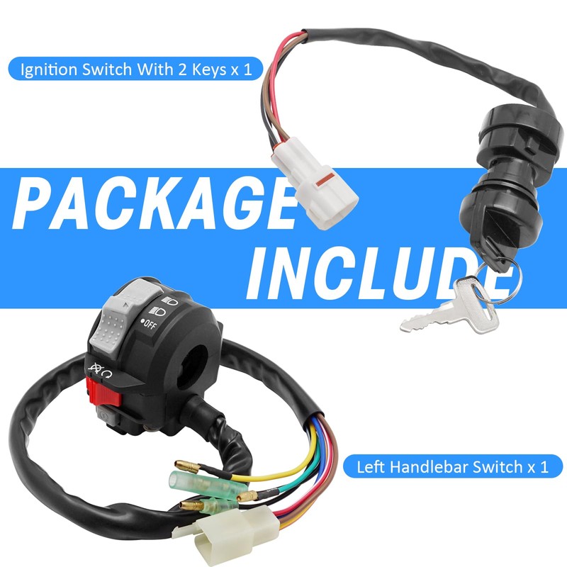 M MATI Start Stop Headlight Switch & Ignition Key Switch