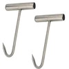 TIHOOD 2PCS Stainless Steel T Hooks T-Handle Meat Boning Hook