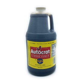 Autocrat Coffee Syrup (64) 1/2 Gallon