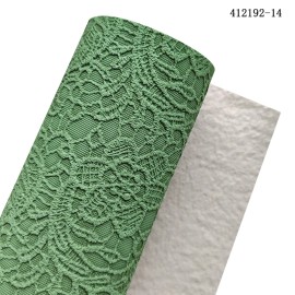 30cmx135cm Roll Solid Colored Flower Embossed Faux Leather Leatherette Fabric Synthetic Leather for Diy Making Bag Shoes CraftsColor: XHT-412192-14