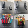 Pez Dispenser Stadium Display Stand, Display Case Holds 25 Footed