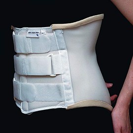 Rolyan AquaForm Corset, Large, with Polycushion, Designed for Lower Back Pain, Sciatica, Rheumatoid Arthritis, Osteoporosis, & Bulging Discs, Custom Molded, Radiolucent, Hook & Loop