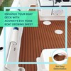 ACOWAY EVA Foam Boat Flooring Decking Sheet 16''x94'' - Brown
