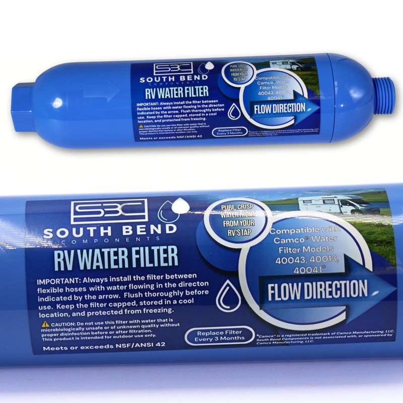 South Bend Components Reverse Osmosis (RO) Camper/RV/Boat/Yacht Water Inline Filter-