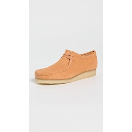 Clarks Men's Seasonal Suede Wallabees, Pale Peach Suede, Orange, 11 Medium US