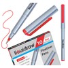 Liquidraw 10 Red Fineliner Pens Set Fine Point Pens 0.5mm