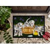 Caroline's Treasures AMB1320JMAT Pass The Soap Dalmatian Doormat 24x36 Front
