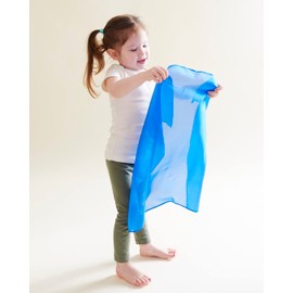Sarah's Silks Mini Playsilks | Solid Colors | Creative Waldorf Toys for Education and Open-Ended Play (Royal Blue)