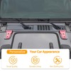 Hoolcar Jeep Wrangler JLU 4-Door 2018-2025 Door Hinge Trim Covers,