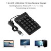 Bewinner Wired Numeric Keypad, 19 Keys Portable Slim Splashproof Waterproof